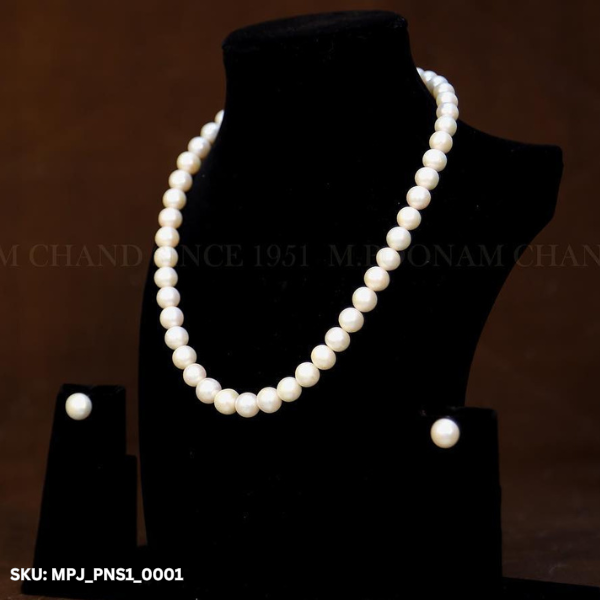 One Line Pearl Necklace online for women