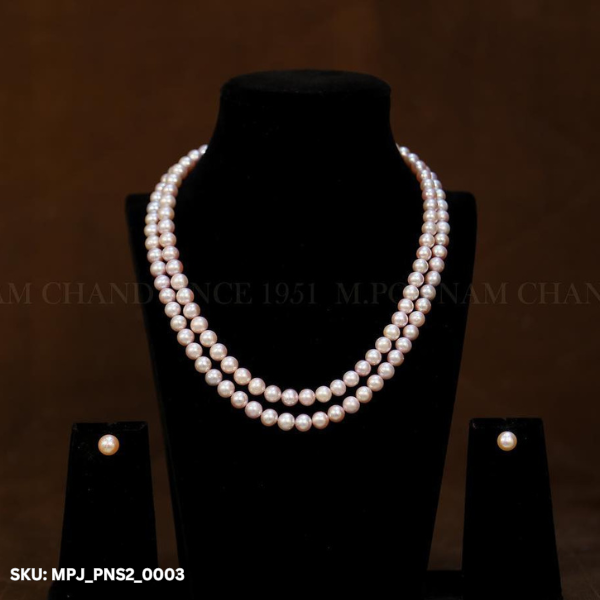 Two Line Pearl Necklace_0001