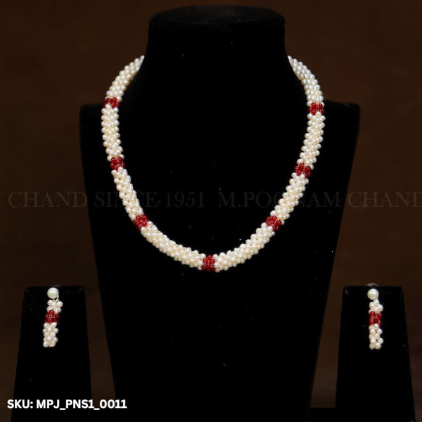 One Line Pearl Necklace_0011