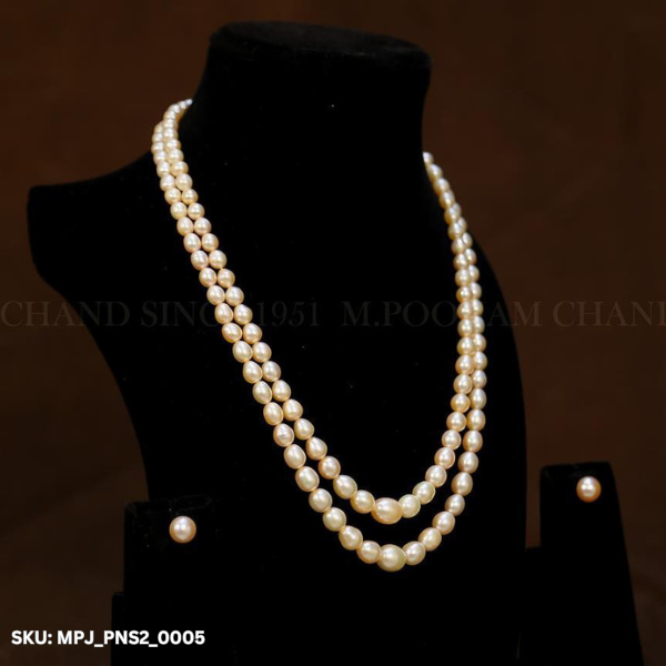 Two Line Pearl Necklace_0003